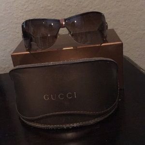 Authentic Gucci sunglasses with box and case